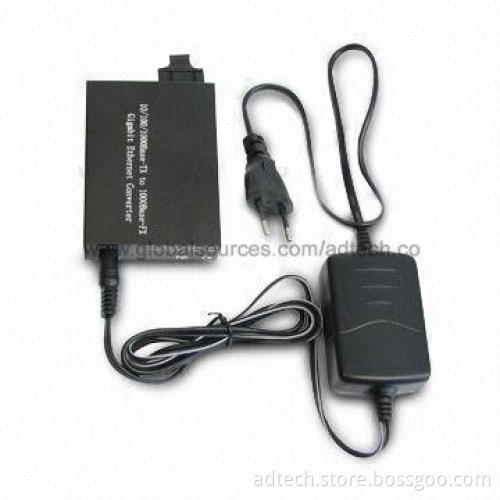 10/100/1000Base-TX to 1000Base-FX Fast Ethernet Converter with SC Connector